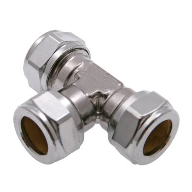 Forkrommet messing