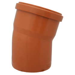 Bend 15° m/1 muffe PP 110 mm, Pipelife