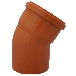 Bend 30° m/1 muffe PP 160 mm, Pipelife