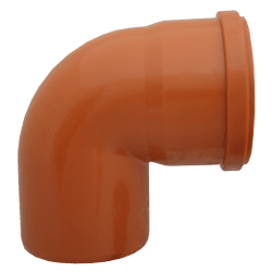 Bend 88° m/1 muffe PP 110 mm, Pipelife