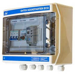 EMTEK ECO Mjukstart Kontrollpanel 3-fas 6-16A