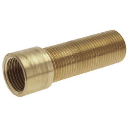 Forlengelsesrør messing 1/2" (75 mm), Trio Perfekta