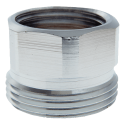 Overgangsnippel inkl. pakning forkrommet M26x1,5 x 1/2", Trio Perfekta