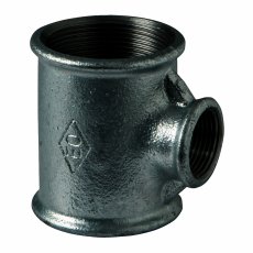 T-rør sort adusert innvendig 3/4" x 1/2" x 3/4"