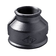 Muffe sort adusert innvendig 3/4" x 1/2"