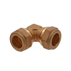 Albue 2 kuplinger messing 35 mm x 35 mm
