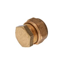 Prøvetrykkplugg messing 15 mm