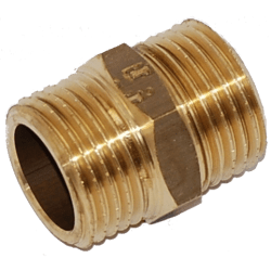 Ansatsnippel messing 3/8", Isiflo