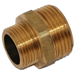 Ansatsnippel messing 1/2" x 3/8", Isiflo