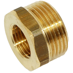 Overgangsnippel messing innvendig x utvendig 1/8" x 1/2", Isiflo