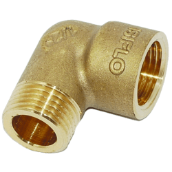 Albu messing utvendig x innvendig 3/8", Isiflo