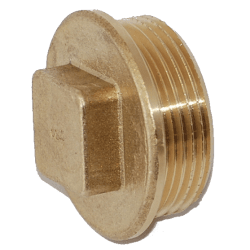 Plugg messing utvendig 3/4", Isiflo