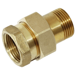 Tippunion messing utvendig x innvendig 2", Isiflo