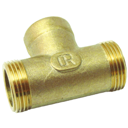 T-rør messing innvendig x utvendig 1" x 3/4, Isiflo