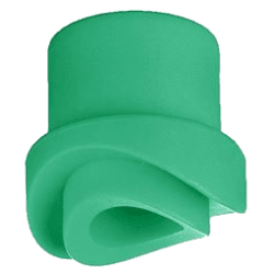 Sveisesadel Green Pipe/Blue Pipe 160 mm x 63 mm, Kruge