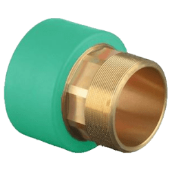 Overgangsnippel Green Pipe/Blue Pipe hexagon utvendig 1" x 32 mm, Kruge