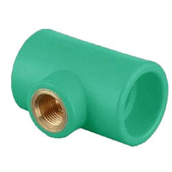 T-rør med innvendig avstikk Green Pipe/Blue Pipe 50 mm x 1" x 50 mm, Kruge