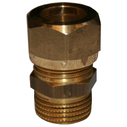 Tippunion 1 kupling x utvendig messing 22 mm x 1", Vatette