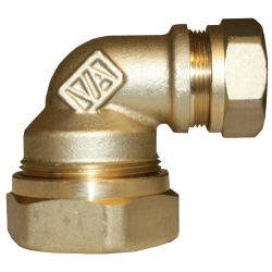 Overgangsunion albue PE x kupling 40 mm x 35 mm, Vatette
