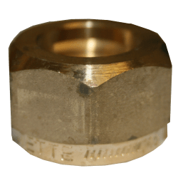 Mutter messing 12 mm, Vatette