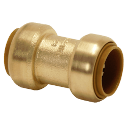 Union 2 muffer messing 12 mm x 12 mm, Tectite