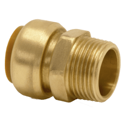 Tippunion 1 muffe x utvendig messing 22 mm x 3/4", Tectite