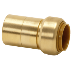Reduksjon 1 muffe x spissende messing 22 mm x 18 mm, Tectite