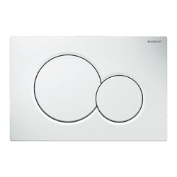 Betjeningsplate Sigma 01 hvit plast, Geberit