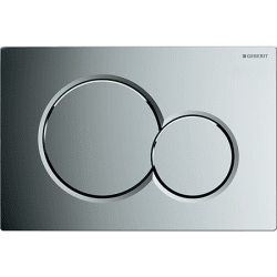 Betjeningsplate Sigma 01 krom plast, Geberit