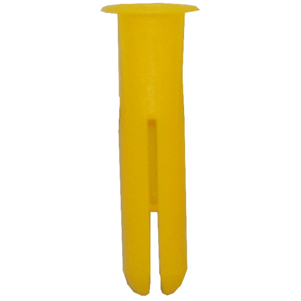 Zoom bilde av Skrueplugg gul 5,5 mm x 25 mm (100 st)