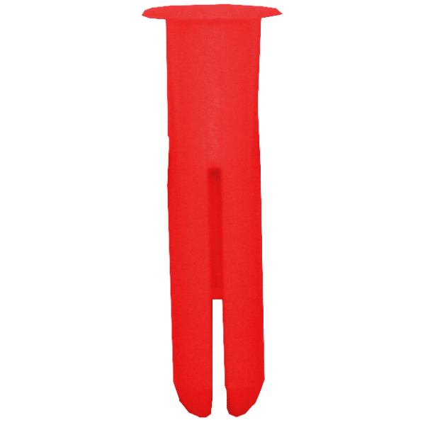 Zoom bilde av Skrueplugg rød 5,5 mm x 35 mm (100 st)