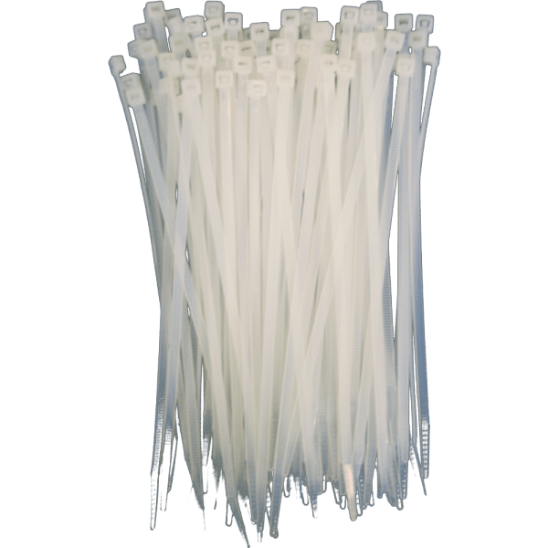 Zoom bilde av Strips hvit 200 mm x 4,8 mm (100 st)