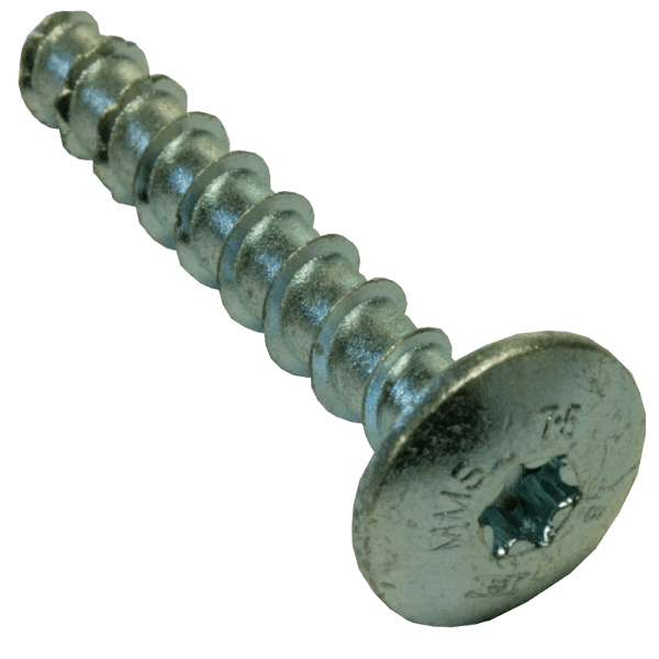Zoom bilde av Betongskrue elforzinket torx 7,5 mm x 50 mm, Kruge