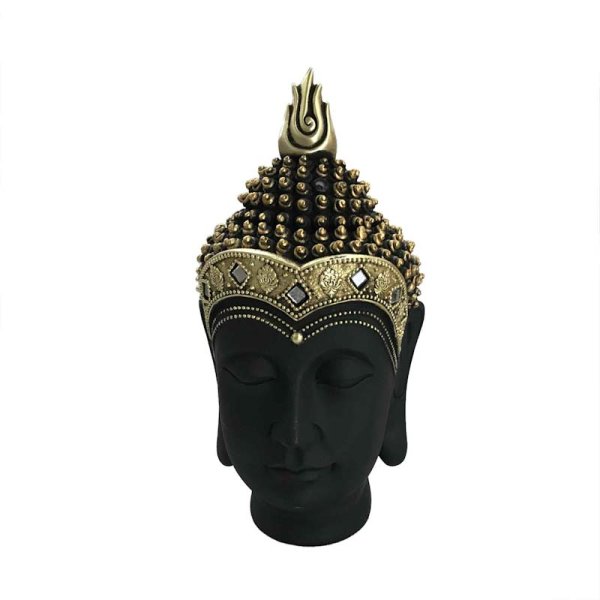 Zoom bilde av Buddha Huvud Dekoration 10×19 cm