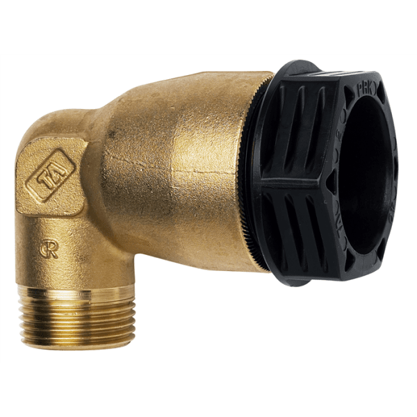 Zoom bilde av Albu 90° 406 messing utvendig 3/4" x 32 mm, PRK
