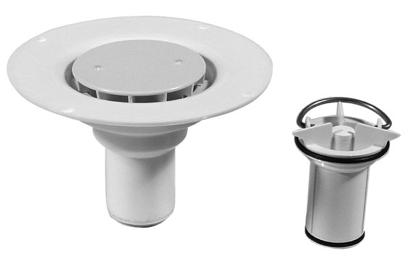 Zoom bilde av Oversvømmelsesvern Safe plastbelegg med bunnutløp 50 mm, Purus