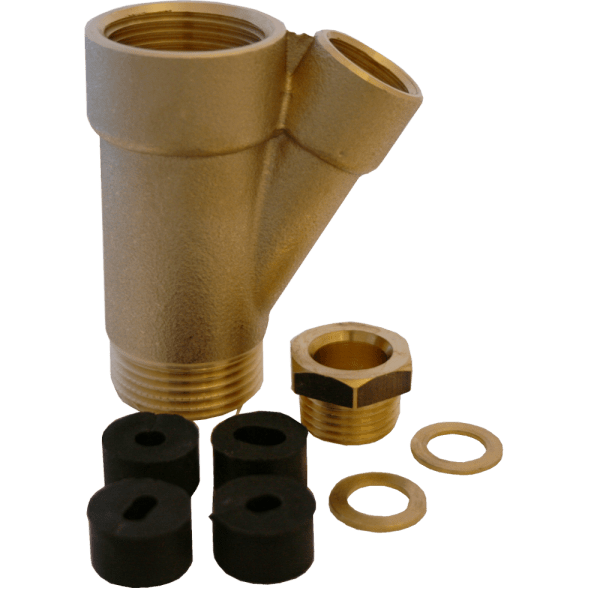 Zoom bilde av Kobling Y med vanntet gjennomføring utvendig x innvendig 1", E.M.S