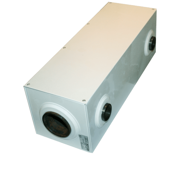 Zoom bilde av El-kassett isolert for 1 el-patron 2" max 9 kW 4 x 1", RELEK