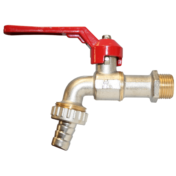 Zoom bilde av Kuletappekran forkrommet utvendig x slange 1/2", Itap