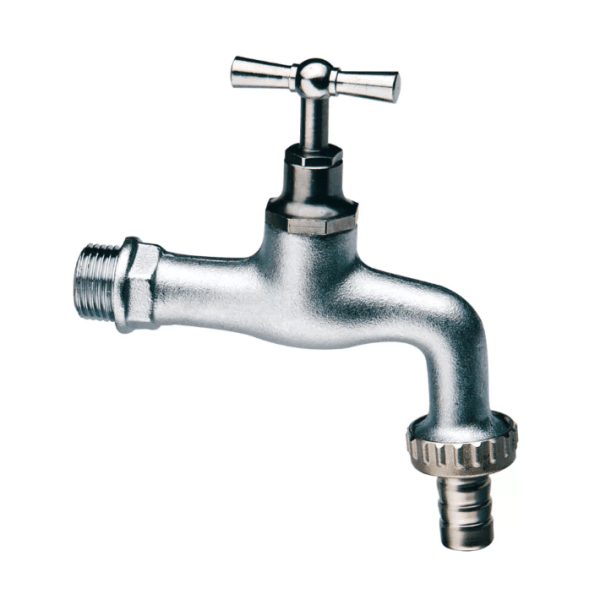 Zoom bilde av Kuletappekran Retro mattkrom utvendig x slange 1/2", Itap