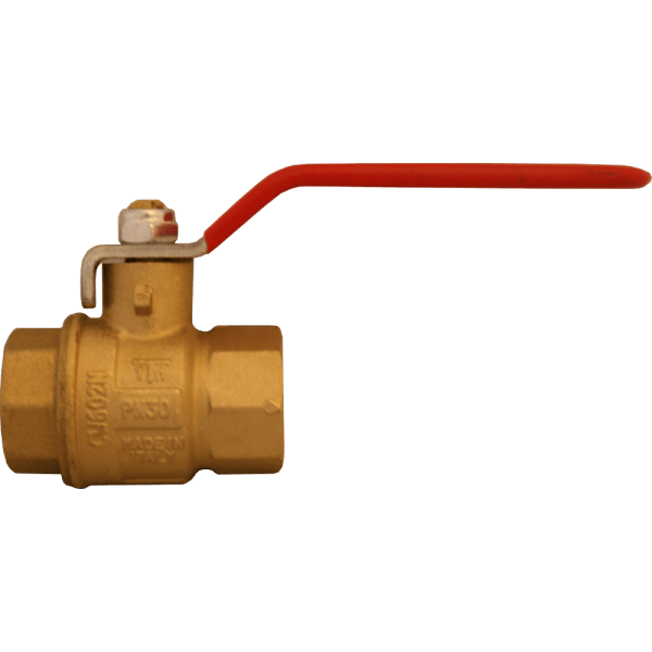 Zoom bilde av Kuleventil CIM 17 CR med fulltløp og lang hendel innvendig 1 1/4", Cimberio