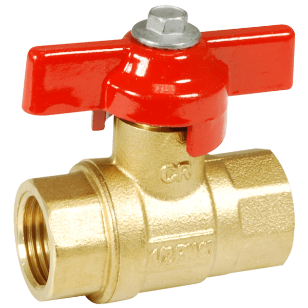 Zoom bilde av Kuleventil CIM 312 CR med vingehendel innvendig 1/2", Cimberio