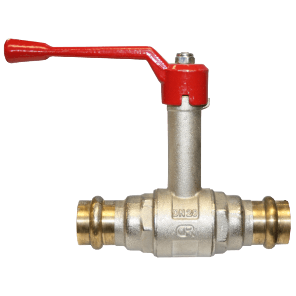 Zoom bilde av Kuleventil CIM 1224 CRNL med høy hals V-press 42 mm, Cimberio