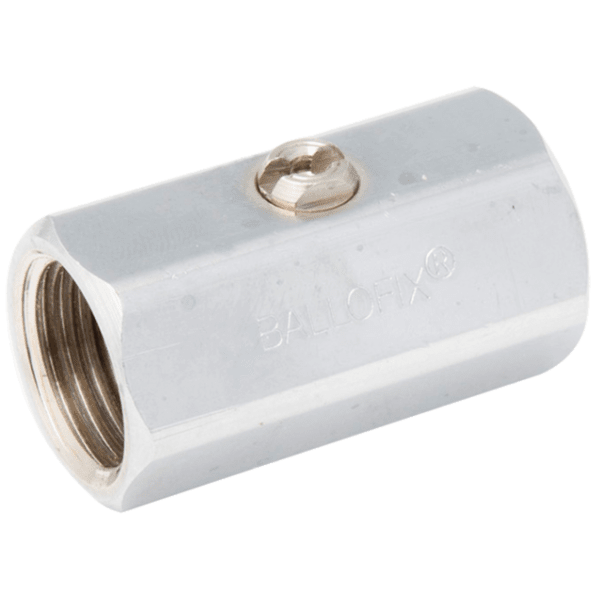 Zoom bilde av Kuleventil uten grep forkrommet innvendig 3/4", Ballofix