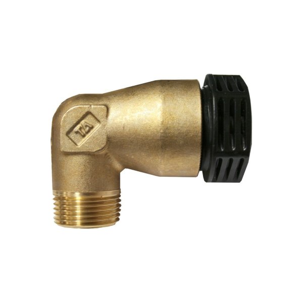 Zoom bilde av Albu 90° 406 messing utvendig 2" x 50 mm, PRK