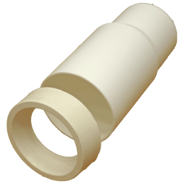 Zoom bilde av Klosettstuss eksentrisk med mansjett PP 110 mm, Nordic Pipelife