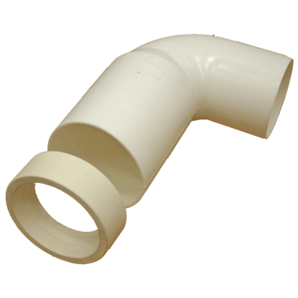 Zoom bilde av Klosettbend 88° med mansjett PP 110 mm, Nordic Pipelife