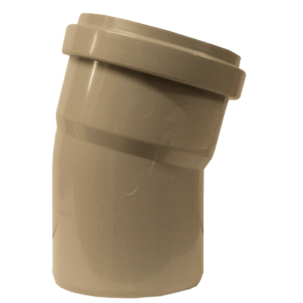 Zoom bilde av Bend 15° m/1 muffe PP/HT 50 mm, Nordic Pipelife