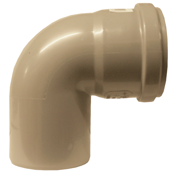 Zoom bilde av Bend 90° m/1 muffe PP/HT 75 mm, Nordic Pipelife