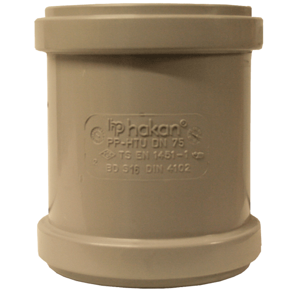 Zoom bilde av Dobbelmuffe PP/HT 110 mm, Nordic Pipelife